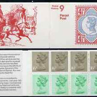 Great Britain 1981-85 Postal History series #09 (Parcel Post Centenary) £1.46 booklet complete with selvedge at left SG FO2A
