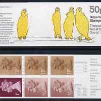 Great Britain 1988 London Zoo #2 (Child's Drawing of Birds) 50p booklet complete, SG FB48