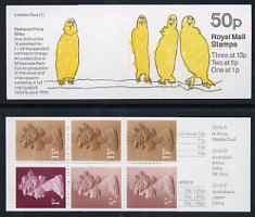 Great Britain 1988 London Zoo #2 (Child's Drawing of Birds) 50p booklet complete, SG FB48