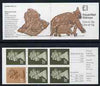 Great Britain 1988 London Zoo #3 (Child's Drawing of Bears) £1 booklet complete, SG FH12