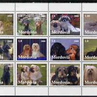 Mordovia Republic 2000 Dogs perf sheetlet containing set of 12 values unmounted mint