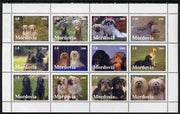Mordovia Republic 2000 Dogs perf sheetlet containing set of 12 values unmounted mint