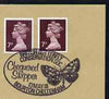 Postmark - Great Britain 1981 cover for British Butterfly Conservation Soc with illustrated (Chequered Skipper) cancel