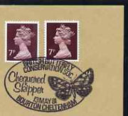 Postmark - Great Britain 1981 cover for British Butterfly Conservation Soc with illustrated (Chequered Skipper) cancel