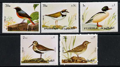 Fujeira 1972 European Birds set of 5 unmounted mint (Mi 1356-60)