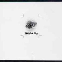 Tonga 1993-95 Lionfish 80s (from Marine Life def set) B&W photographic proof, scarce thus, as SG 1229