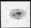 Tonga 1984-85 Rose-branch Murex 3p (from self adhesive Marine Life def set) B&W photographic proof, scarce thus, as SG 880