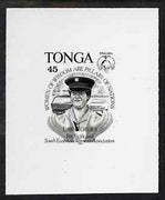 Tonga 1994 Policewoman 45s (from Women's Association set) B&W photographic proof, scarce thus, as SG 1275