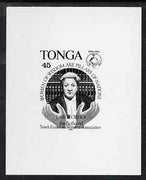 Tonga 1994 Woman Barrister 45s (from Women's Association set) B&W photographic proof, scarce thus, as SG 1276
