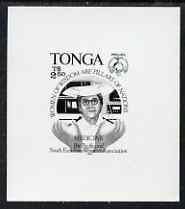 Tonga 1994 Woman Doctor 2p50 (from Women's Association set) B&W photographic proof, scarce thus, as SG 1278