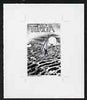 Tonga 1993 Traditional Transport (Raft) 10s (from Children's Painting Competition set) B&W photographic proof, scarce thus, as SG 1256