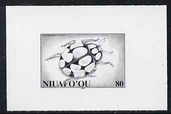 Tonga - Niuafo'ou 1994 Coccinellidea 80s (from Beetles set) B&W photographic proof, scarce thus, as SG 205