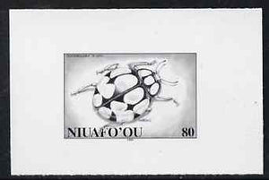 Tonga - Niuafo'ou 1994 Coccinellidea 80s (from Beetles set) B&W photographic proof, scarce thus, as SG 205