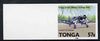 Tonga 1989 Chance Vought F4U 57s from Aviation in Tonga set imperf marginal plate proof, as SG 1056