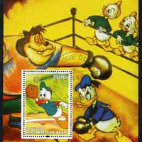 Benin 2004 75th Birthday of Mickey Mouse - Baseball & Boxing perf m/sheet fine cto used