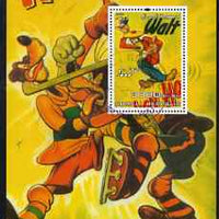 Somalia 2004 75th Birthday of Mickey Mouse #08 - Ice Hockey perf m/sheet fine cto used