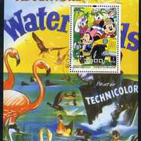 Somalia 2004 75th Birthday of Mickey Mouse #18 - Waterbirds perf m/sheet fine cto used