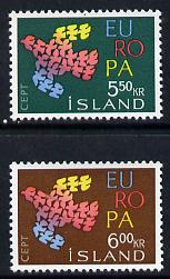 Iceland 1961 Europa set of 2, SG 386-87 unmounted mint*