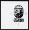 Tonga 1983 An Early Tongan Print 1p (from Printing in Tonga set) B&W photographic proof, scarce thus, as SG 855