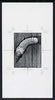 Tonga - Niuafo'ou 1991 Beetle Grub Burrowing 1p50 (from Longhorned Beetle set) B&W photographic Proof as SG 159