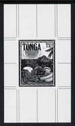 Tonga 1991 Pile of Fruit 2p (from Heilala Week set) B&W photographic proof, scarce thus, as SG 1132