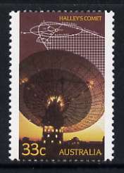 Australia 1986 Appearance of Halley's Comet 33c unmounted mint, SG 1008