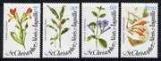 St Kitts-Nevis 1979 Flowers (1st Series) set of 4 unmounted mint, SG 417-20