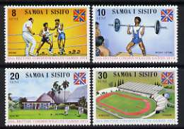 Samoa 1974 Commonwealth Games set of 4 unmounted mint, SG 422-25