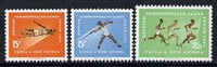 Papua New Guinea 1962 7th British Empire & Commonwealth Games set of 3 unmounted mint, SG 39-41