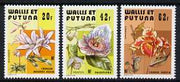 Wallis & Futuna 1979,Flowers (1st series) set of 3 unmounted mint, SG 328-30
