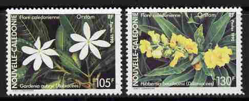 New Caledonia 1990 Flowers set of 2 unmounted mint, SG 903-04