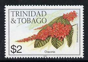 Trinidad & Tobago 1985-9 $2 Chaconia with '1989' imprint unmounted mint, SG 698