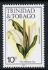 Trinidad & Tobago 1985-9 10c Maraval Lily with '1989' imprint unmounted mint, SG 687