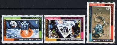 Trinidad & Tobago 1969 1st Man on the Moon set of 3 unmounted mint, SG 361-63
