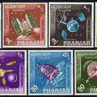 Sharjah 1964 Scientific Space Research set of 7 unmounted mint, SG 51-57