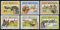 San Marino 1994 10th International Dog Show set of 6 unmounted mint, SG 1466-71,,,,,,,,,,,,,,,,,,,,,,,,,,,,,,,,,,,,,,,,,,,,,,,,,,,,,,,