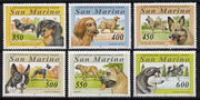 San Marino 1994 10th International Dog Show set of 6 unmounted mint, SG 1466-71,,,,,,,,,,,,,,,,,,,,,,,,,,,,,,,,,,,,,,,,,,,,,,,,,,,,,,,