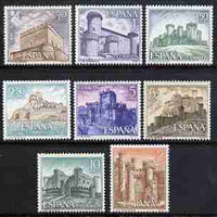 Spain 1967 Spanish Castles (2nd series) set of 8 unmounted mint, SG1867-74