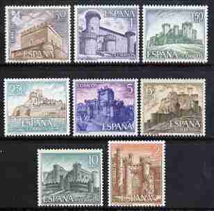 Spain 1967 Spanish Castles (2nd series) set of 8 unmounted mint, SG1867-74