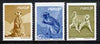 South West Africa 1980 Wildlife set of 3 perf x imperf unmounted mint, SG 366-68