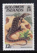 Solomon Islands 1979 12c Monitor with wmk inverted unmounted mint, SG 394EiA