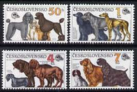 Czechoslovakia 1990 'Inter Canis' Dog Show set of 4 find unmounted mint, SG 3030-33