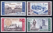 Belgium 1966 Cultural Series set of 4 historic buildings unmounted mint, SG 1978-81