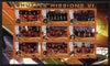 Malawi 2010 Space Shuttle Missions #06 perf sheetlet containing 9 values fine cto used
