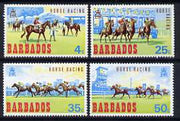 Barbados 1969 Horse Racing set of 4 unmounted mint, SG 381-84