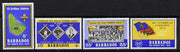 Barbados 1972 Diamond Jubilee of Scouts set of 4 unmounted mint, SG 444-47