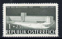 Austria 1957 1s + 25g Stamp Day (Post Office, Linz) unmounted mint, SG 1327