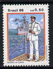 Brazil 1986 50c Lt Commander 1930, from Military Uniforms set of 2, unmounted mint, SG 2264