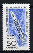 Brazil 1967 World Meteorological Day unmounted mint, SG 1161