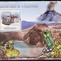 Guinea - Bissau 2009 Minerals & Volcanoes perf s/sheet unmounted mint